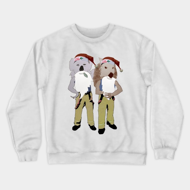 Firies Aussie Christmas Cheer Crewneck Sweatshirt by mjohmy